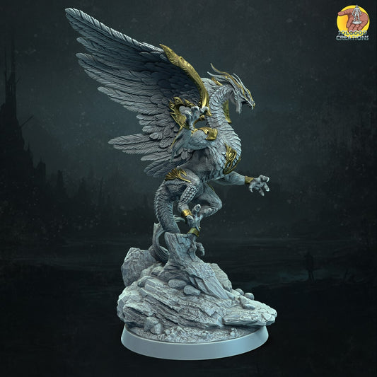 Solgoodcreations - Heaven's Rule - Holy Dragon - DnD/TTRPG Figure/Miniature