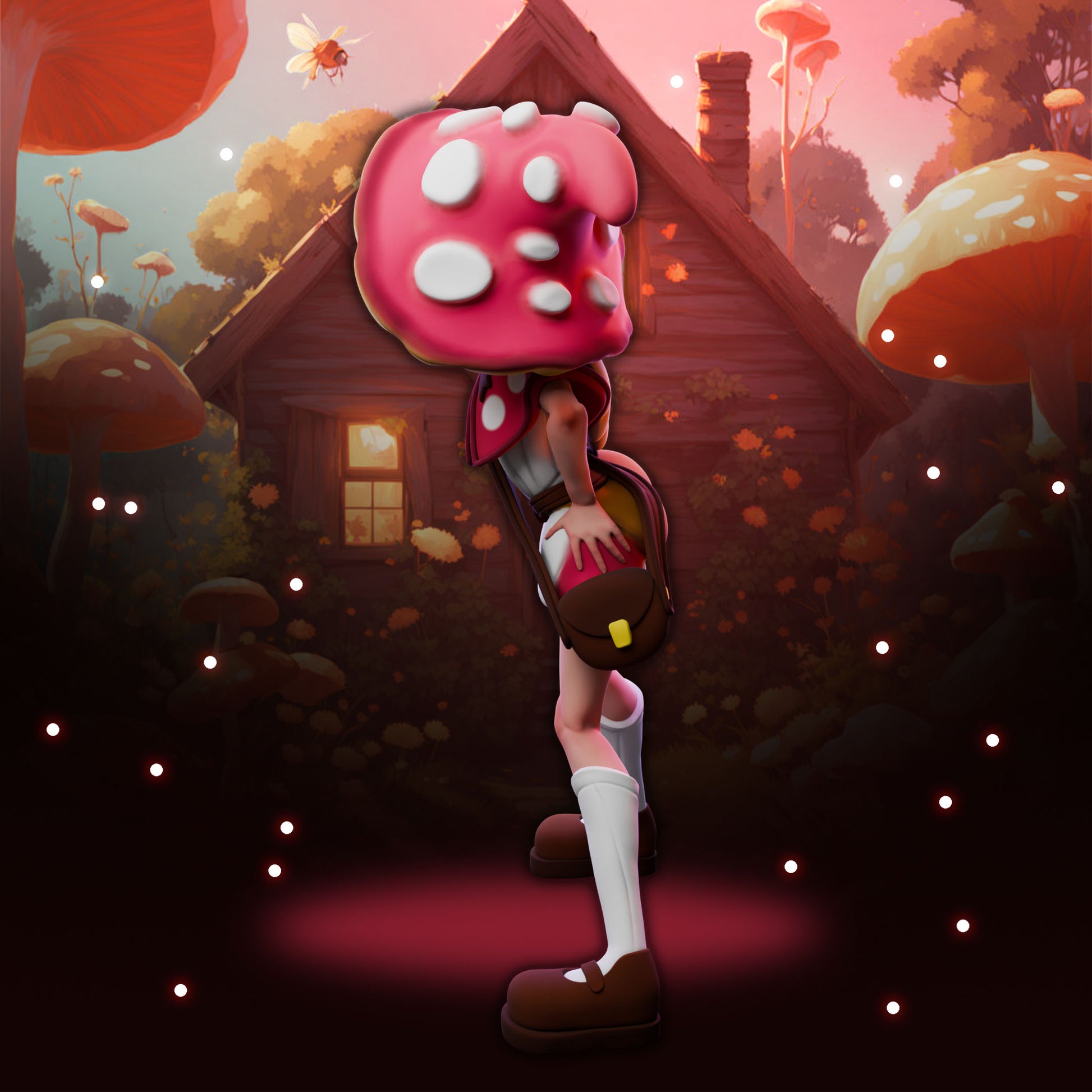 Anexeo's Forge - Woodland Witches - Chanterelle - 32/75mm Pin Up/Figure/Model/Diorama - Helios3DPrinting