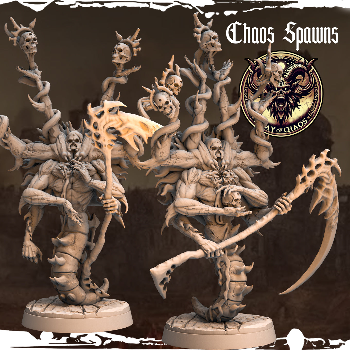 Monolith Arts - Beasts - Chaos Spawn - DnD/TTRPG Figure/Miniature