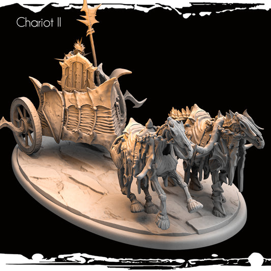 Monolith Arts - Skeletons - Chariot #2 - DnD/TTRPG Figure/Miniature