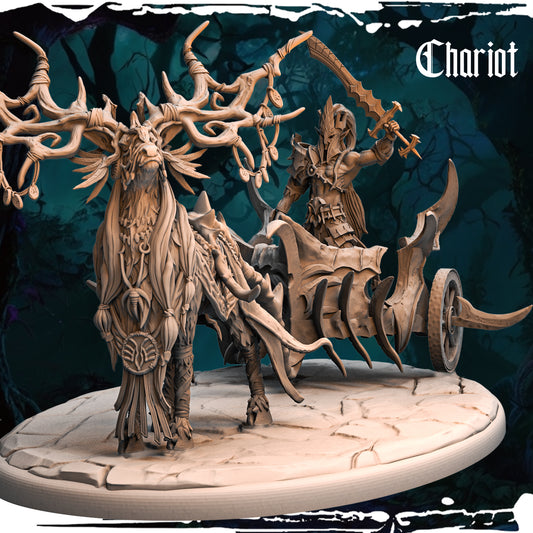 Monolith Arts - Dark Elves - Chariot - DnD/TTRPG Figure/Miniature