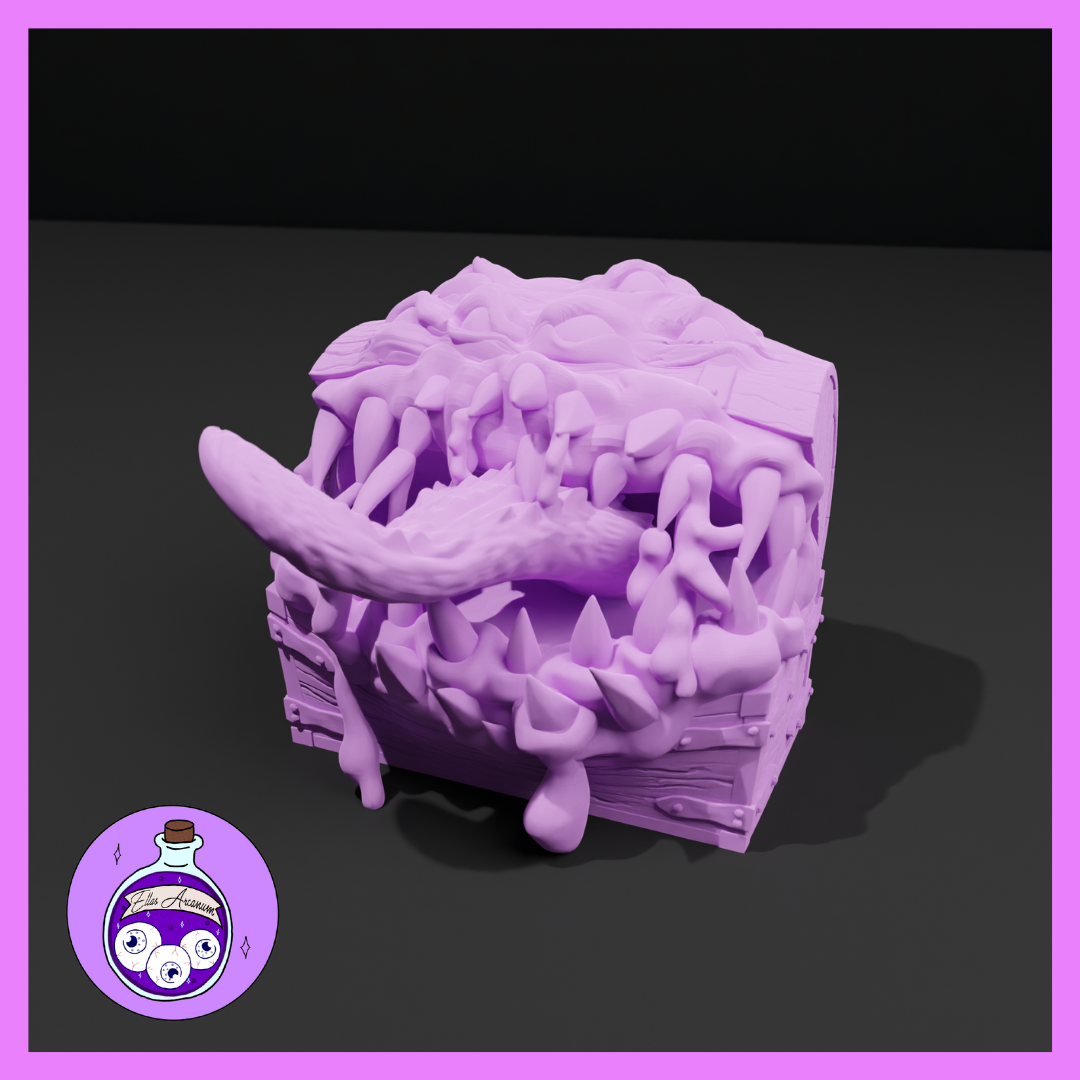 Ella's Arcanum - RPG Essentials #1 - Chest Mimic - DnD/Pathfinder/TTRPG Figure