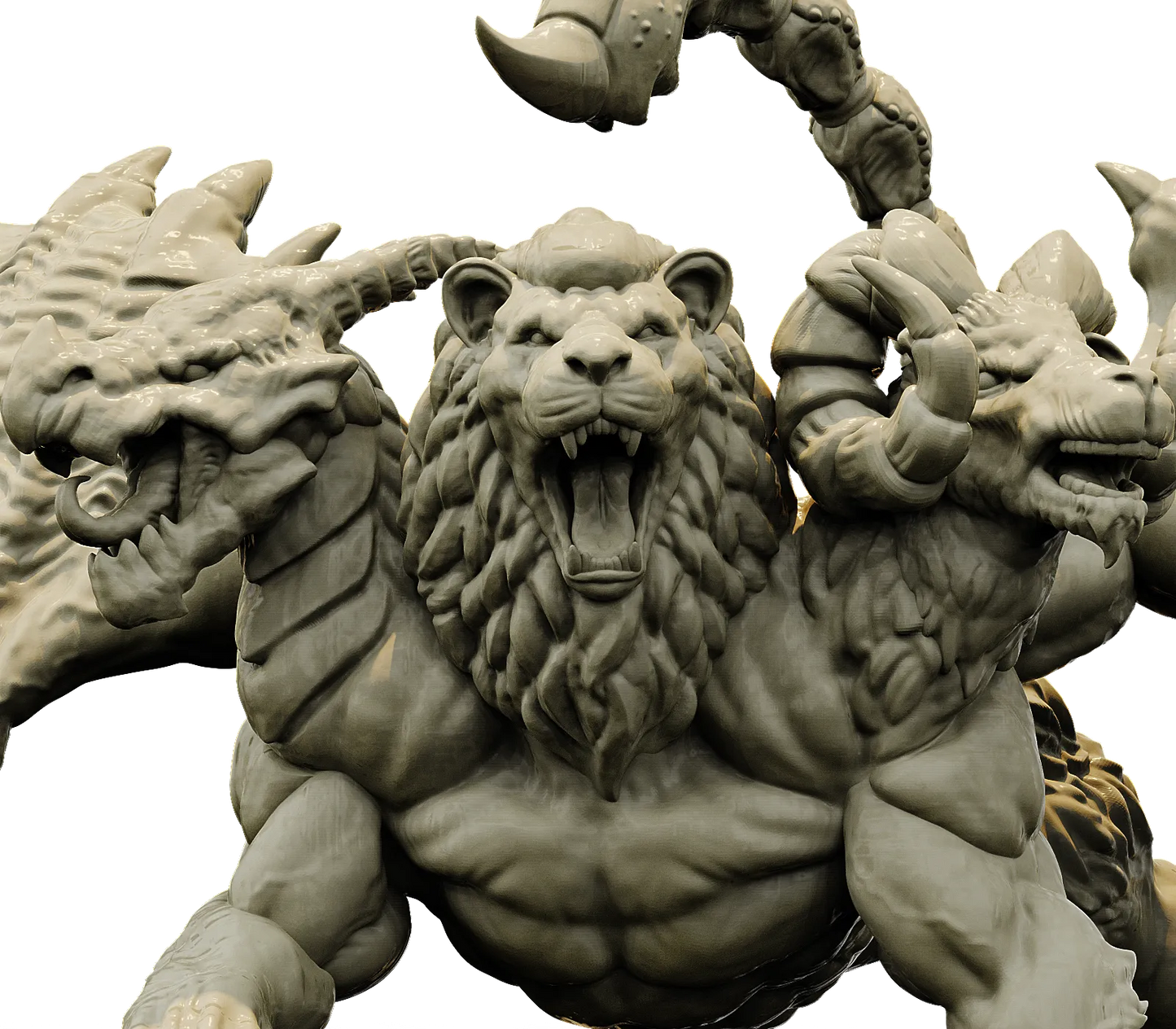 Brayan Nafarrate - Bestiary #4 - Chimera #2 - DnD/TTRPG Figure/Miniature