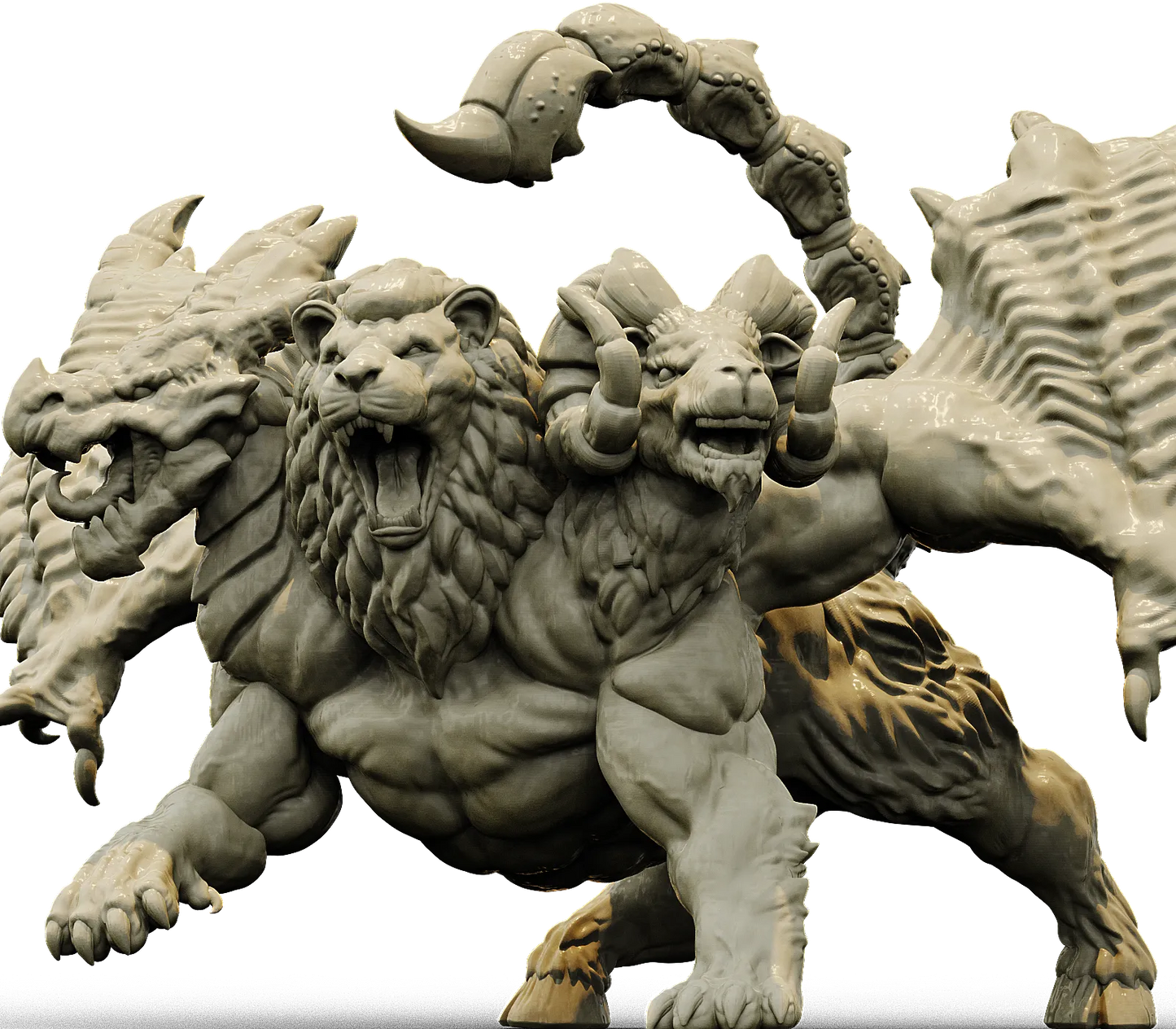 Brayan Nafarrate - Bestiary #4 - Chimera #2 - DnD/TTRPG Figure/Miniature