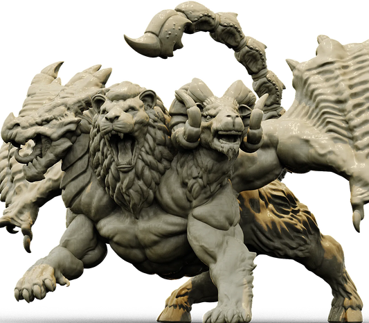 Brayan Nafarrate - Bestiary #4 - Chimera #2 - DnD/TTRPG Figure/Miniature