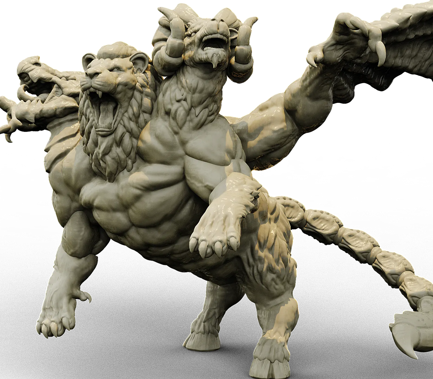 Brayan Nafarrate - Bestiary #4 - Chimera #1 - DnD/TTRPG Figure/Miniature