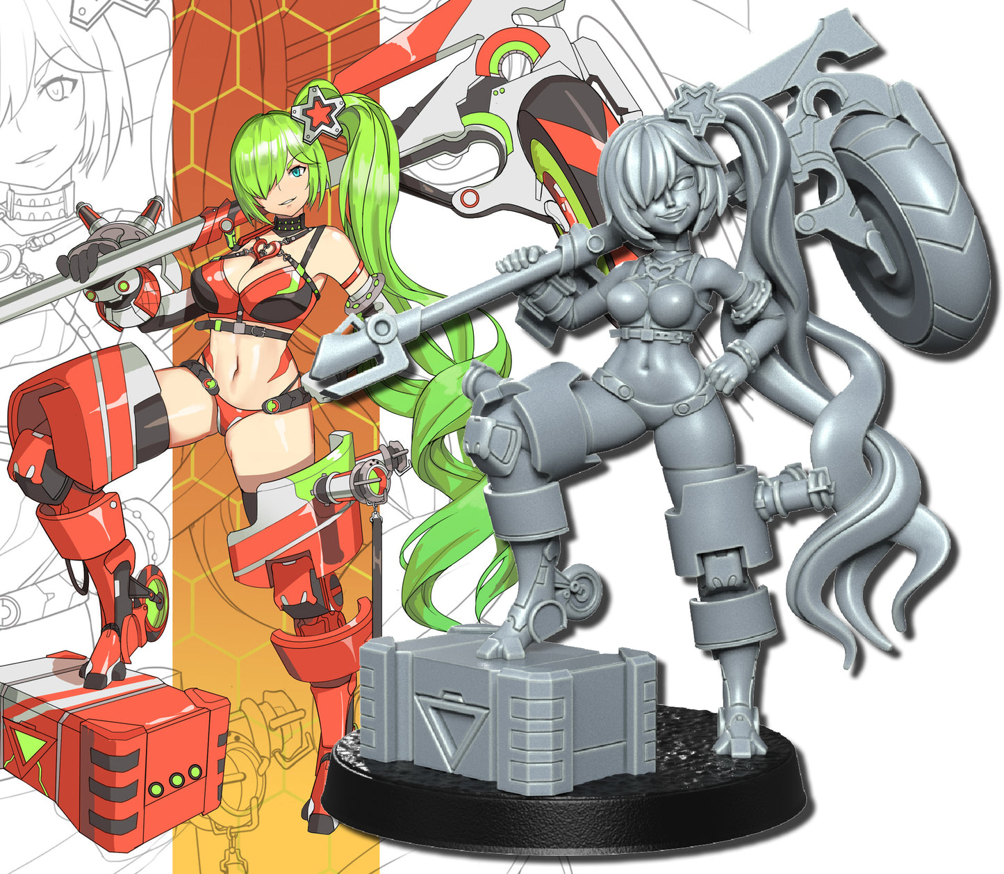 RN Estudio - Neokingdom #3-3 - DnD/TTRPG Figure/Miniature