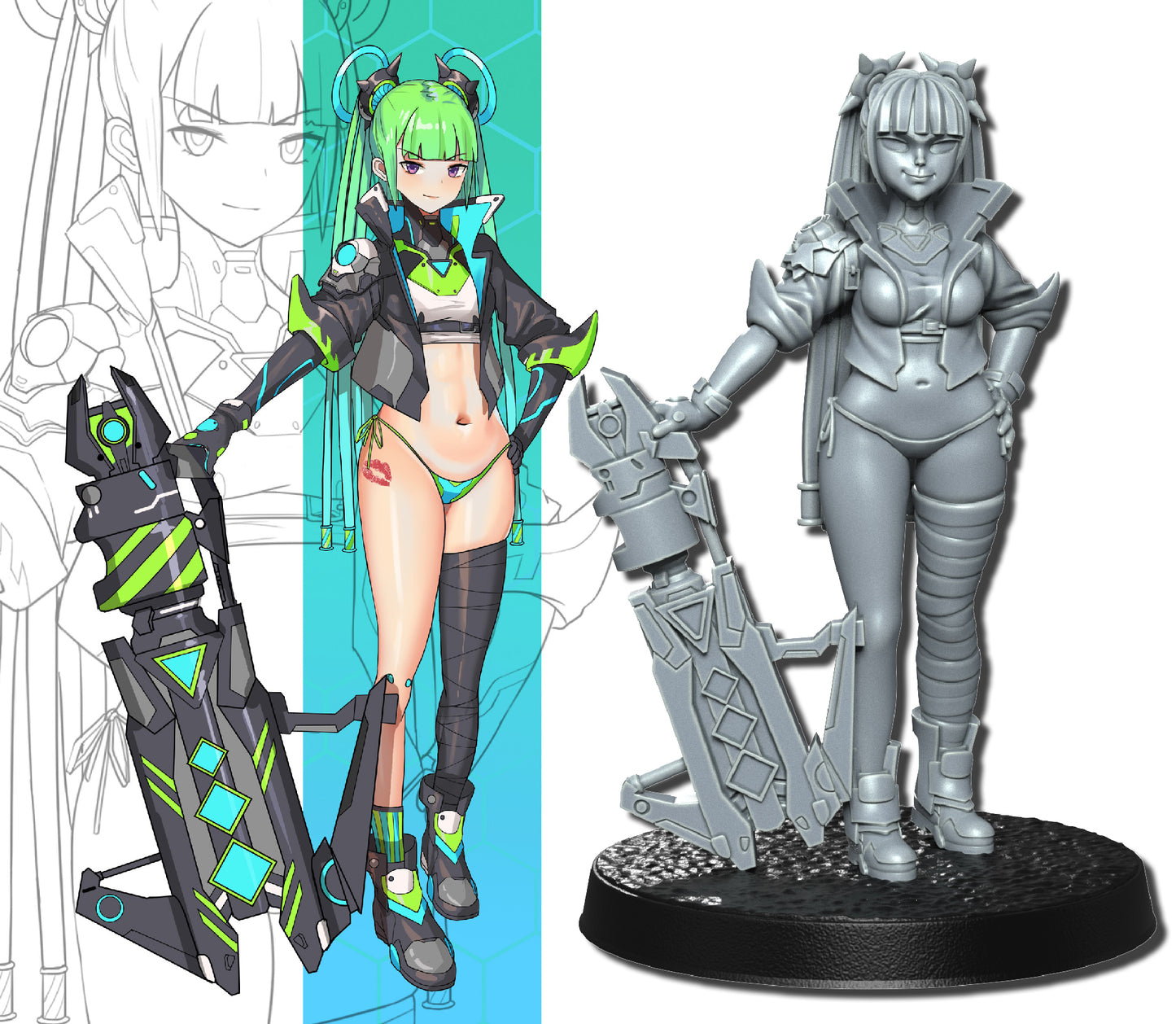 RN Estudio - Neokingdom #3-5 - DnD/TTRPG Figure/Miniature