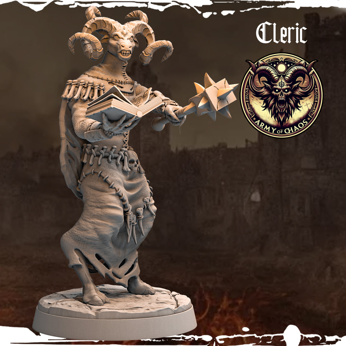 Monolith Arts - Beasts - Cleric #10 - DnD/TTRPG Figure/Miniature