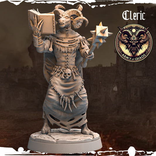 Monolith Arts - Beasts - Cleric #2 - DnD/TTRPG Figure/Miniature