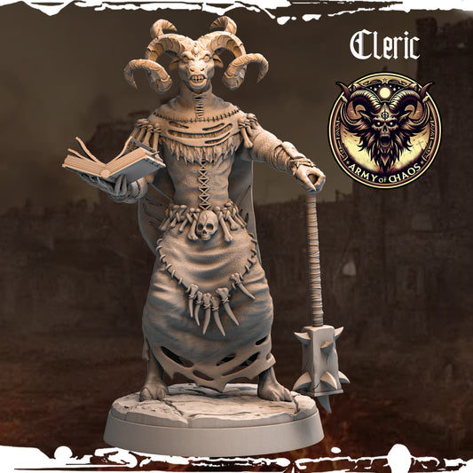 Monolith Arts - Beasts - Cleric #4 - DnD/TTRPG Figure/Miniature