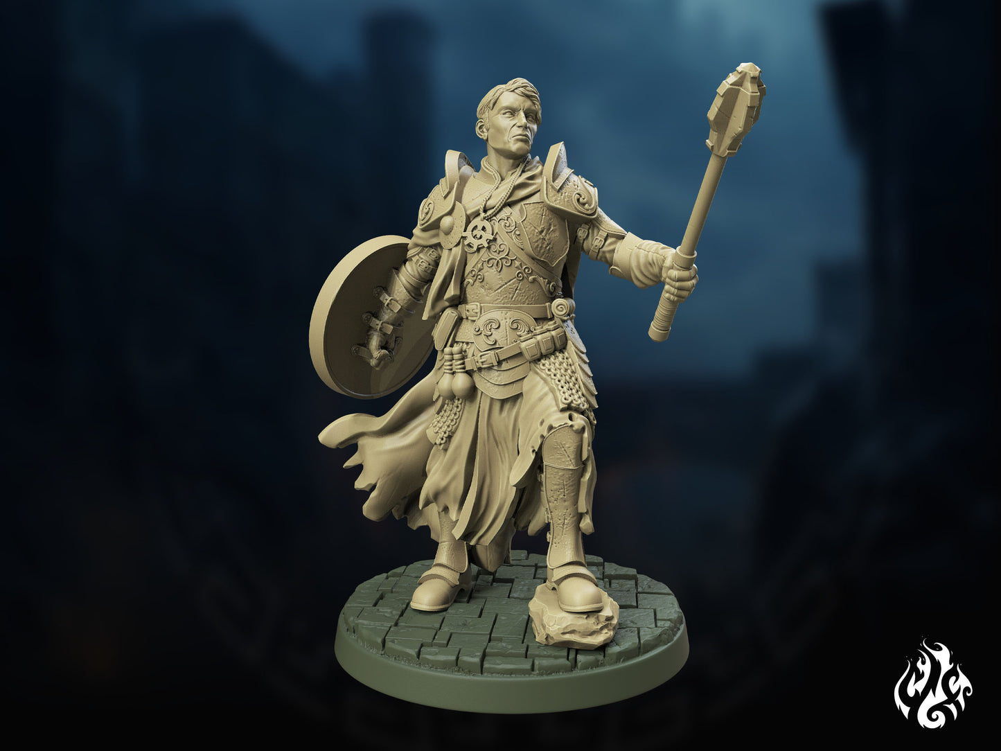 Crippled God Foundry - Human Cleric - DnD/TTRPG Figure/Miniature