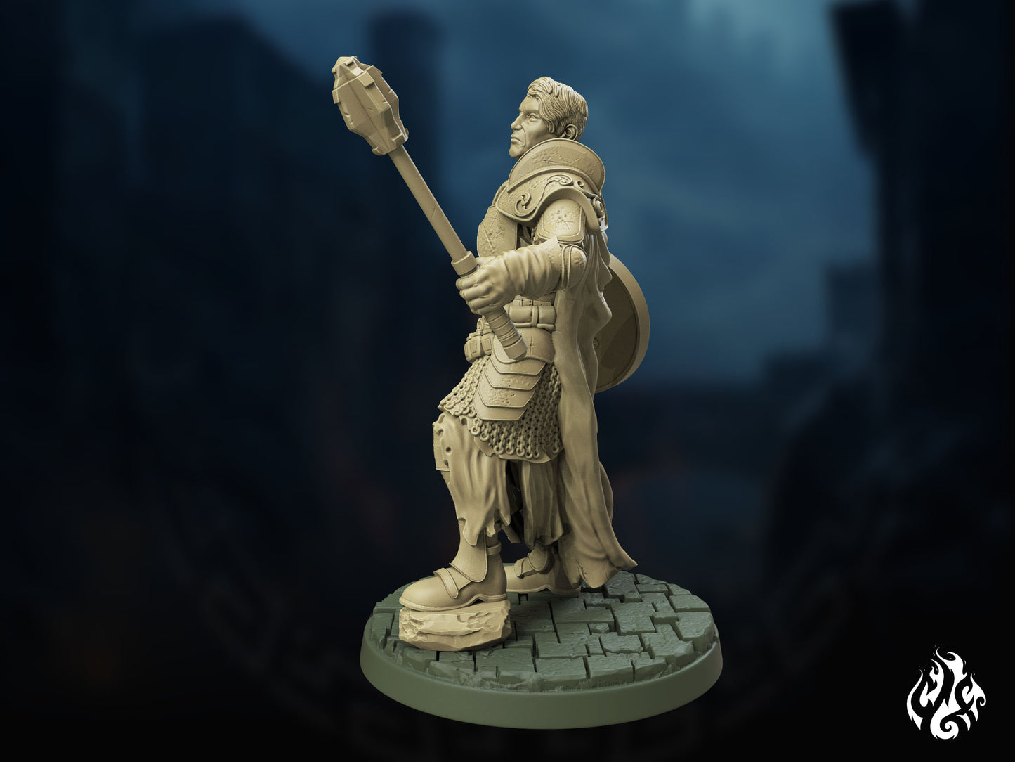 Crippled God Foundry - Human Cleric - DnD/TTRPG Figure/Miniature