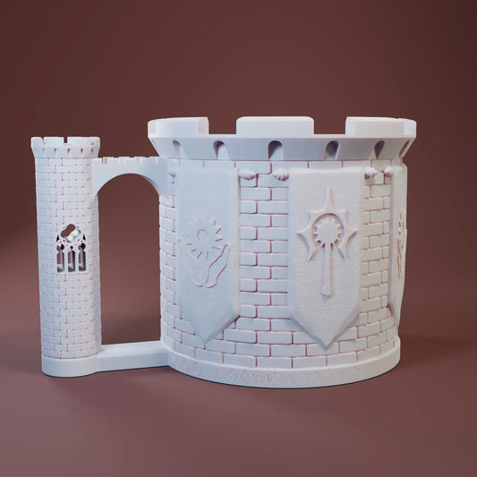 Jacob & Kira - Can-Holding Dice Towers - Cleric - DnD/TTRPG/Roleplaying/Wargames