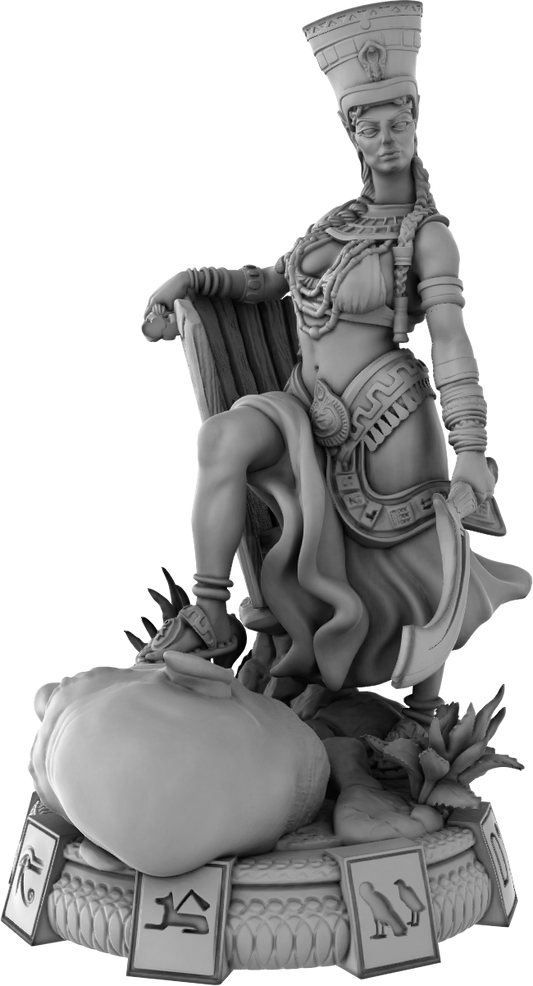 Devi Miniatures - Egyptians - Warrior Queen - 75mm Pin Up/Figure/Model/Diorama