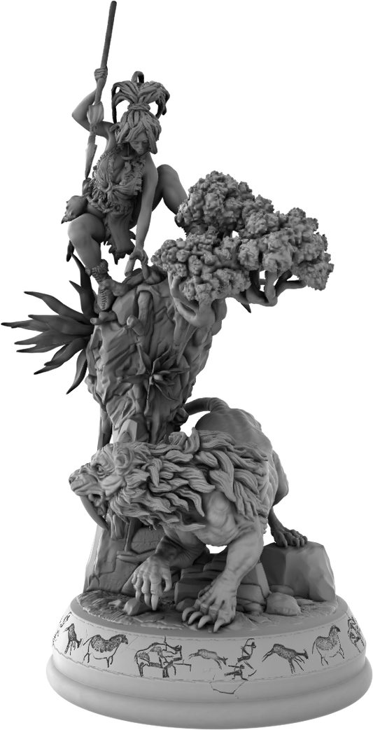 Devi Miniatures - Primal Ladies - Niva - 75mm Pin Up/Figure/Model/Diorama