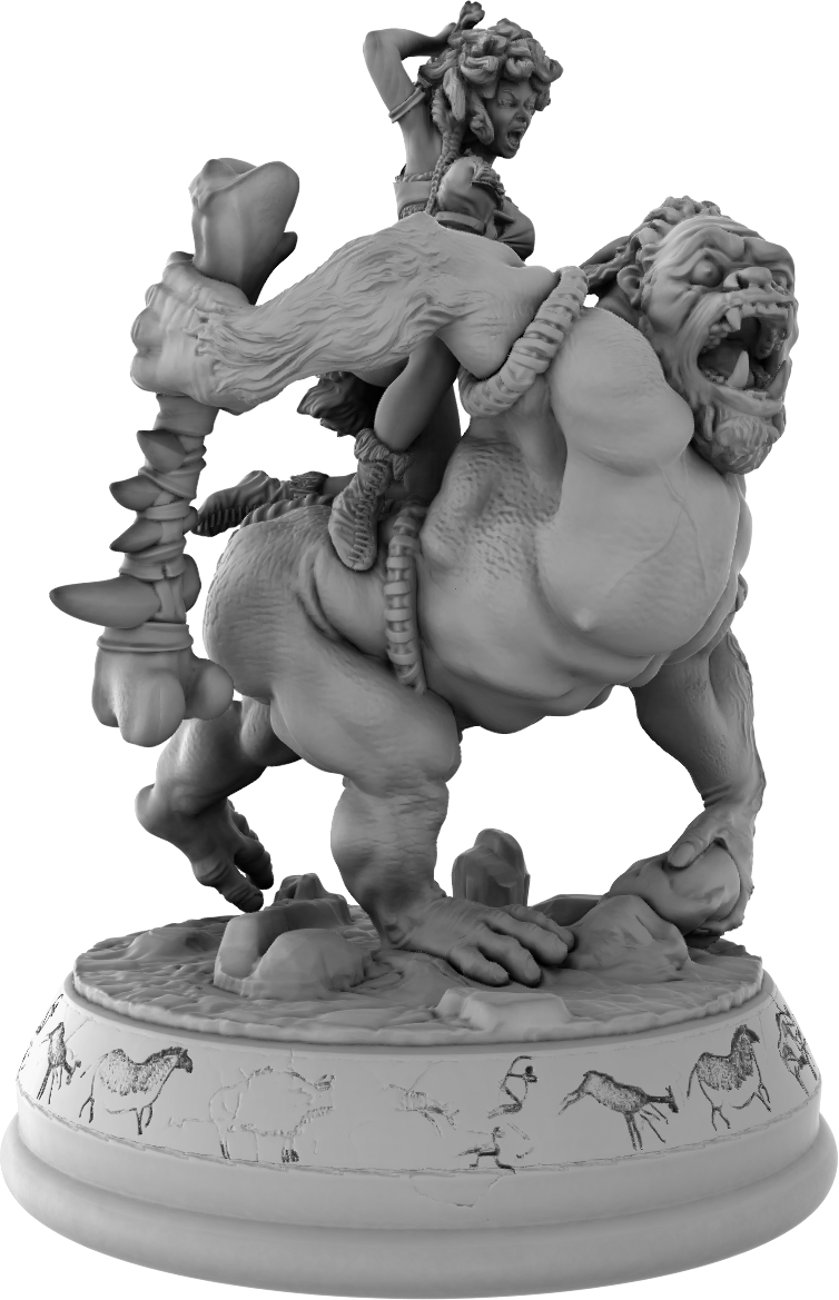 Devi Miniatures - Primal Ladies - Amara - 75mm Pin Up/Figure/Model/Diorama