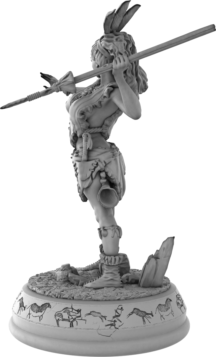 Devi Miniatures - Primal Ladies - Ayala - 75mm Pin Up/Figure/Model/Diorama