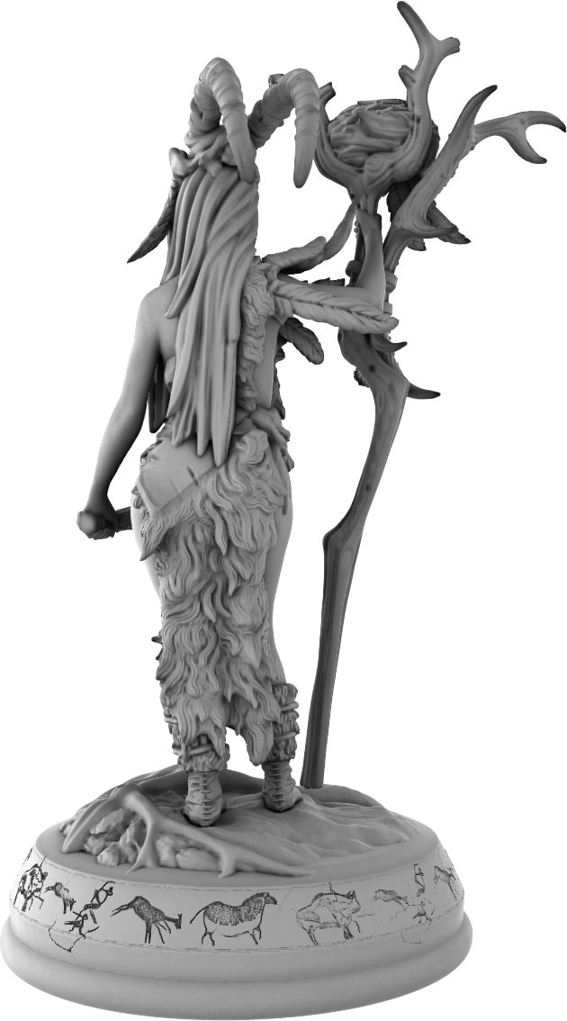 Devi Miniatures - Primal Ladies - Nayeli - 75mm Pin Up/Figure/Model/Diorama