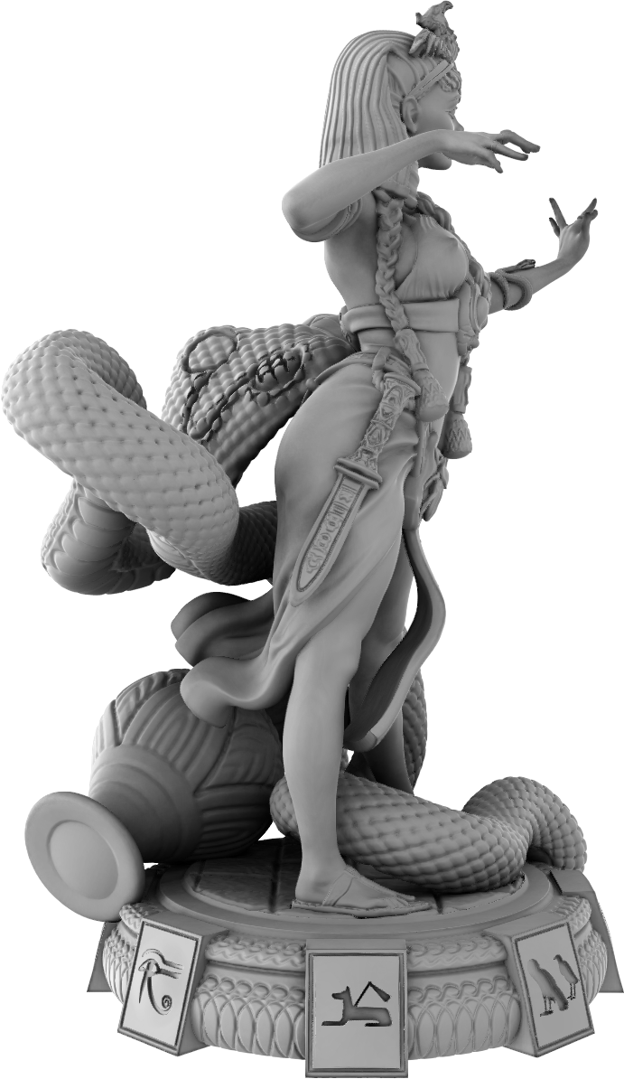 Devi Miniatures - Egyptians - Priestess Mutnodjmet - 75mm Pin Up/Figure/Model/Diorama