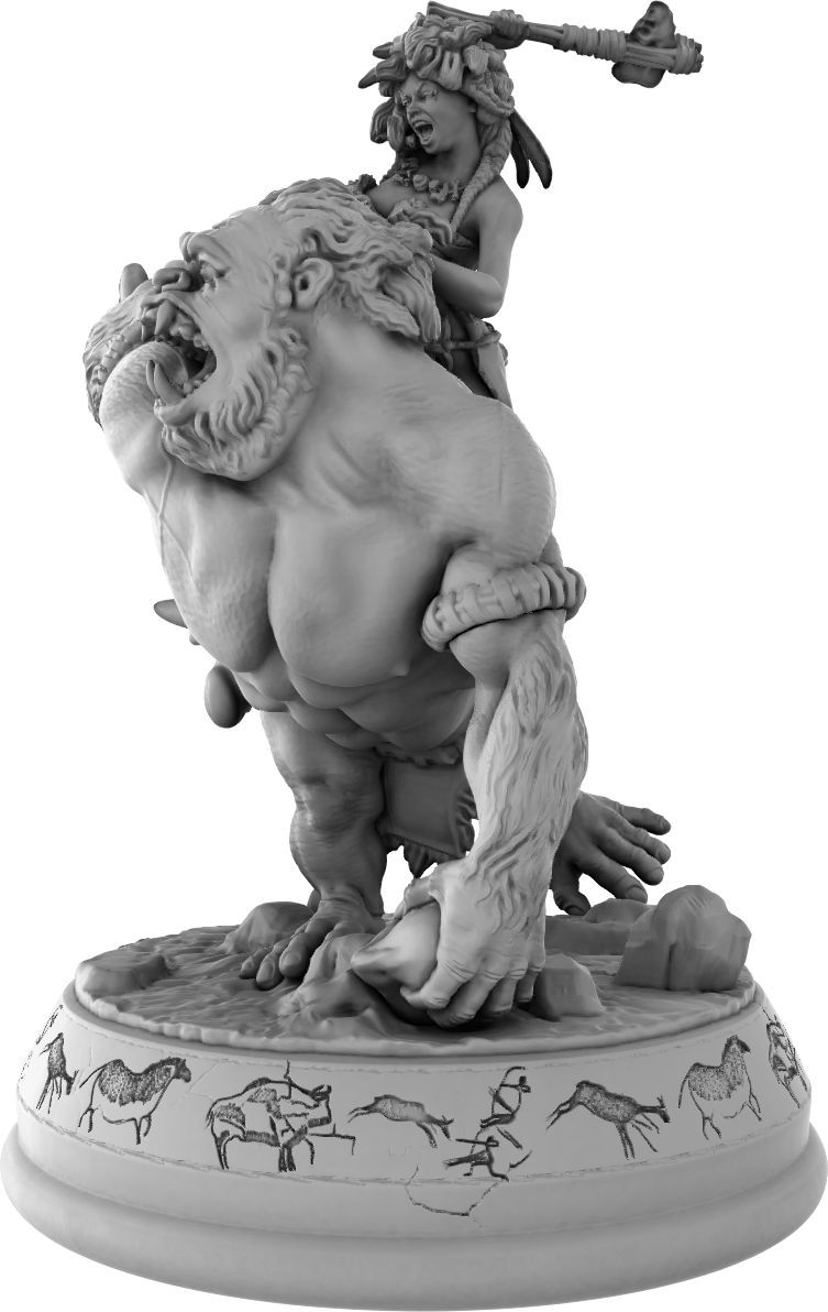 Devi Miniatures - Primal Ladies - Amara - 75mm Pin Up/Figure/Model/Diorama
