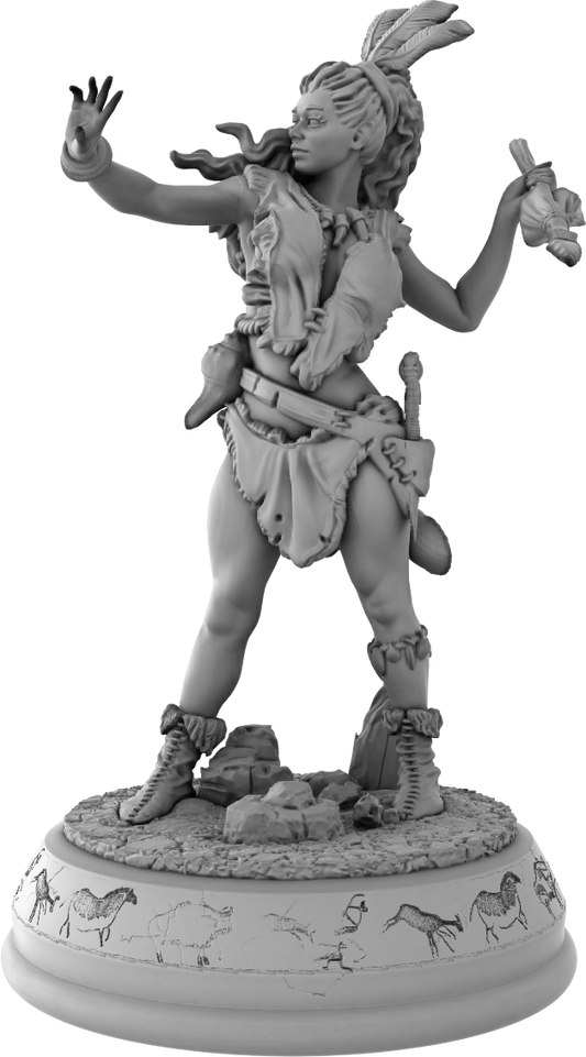 Devi Miniatures - Primal Ladies - Ayala - 75mm Pin Up/Figure/Model/Diorama