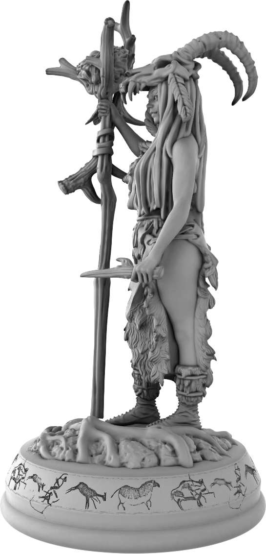 Devi Miniatures - Primal Ladies - Nayeli - 75mm Pin Up/Figure/Model/Diorama