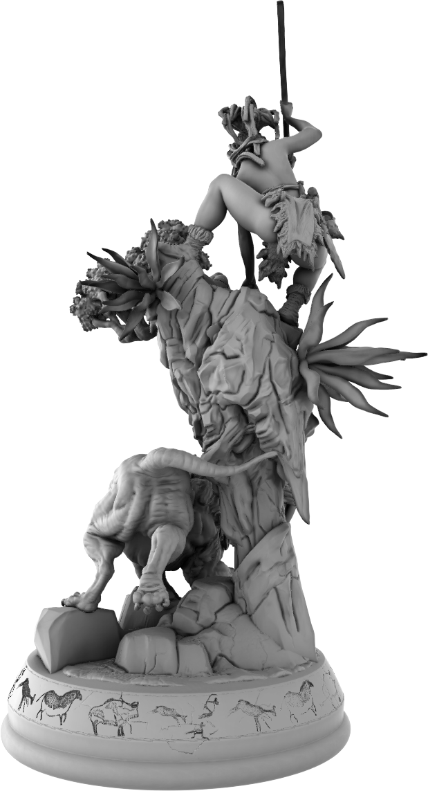 Devi Miniatures - Primal Ladies - Niva - 75mm Pin Up/Figure/Model/Diorama