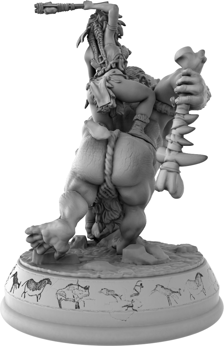 Devi Miniatures - Primal Ladies - Amara - 75mm Pin Up/Figure/Model/Diorama