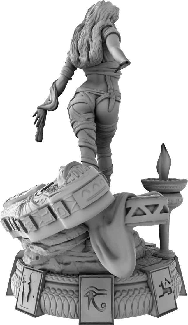 Devi Miniatures - Egyptians - Princess Mummy - 75mm Pin Up/Figure/Model/Diorama