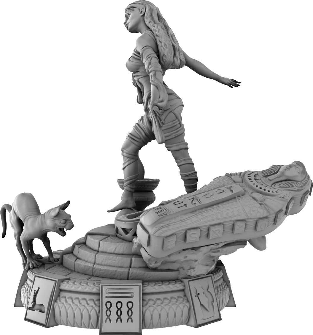 Devi Miniatures - Egyptians - Princess Mummy - 75mm Pin Up/Figure/Model/Diorama