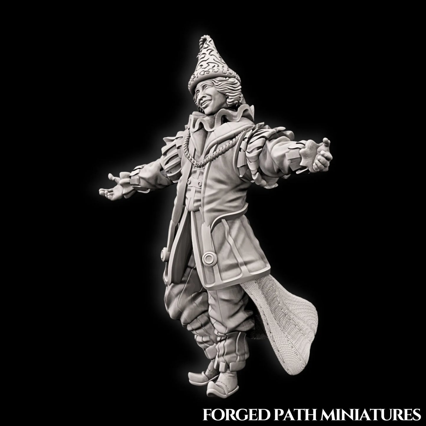 Forged Path - Willowbrook Circus - Clown - DnD/Pathfinder/TTRPG Figure