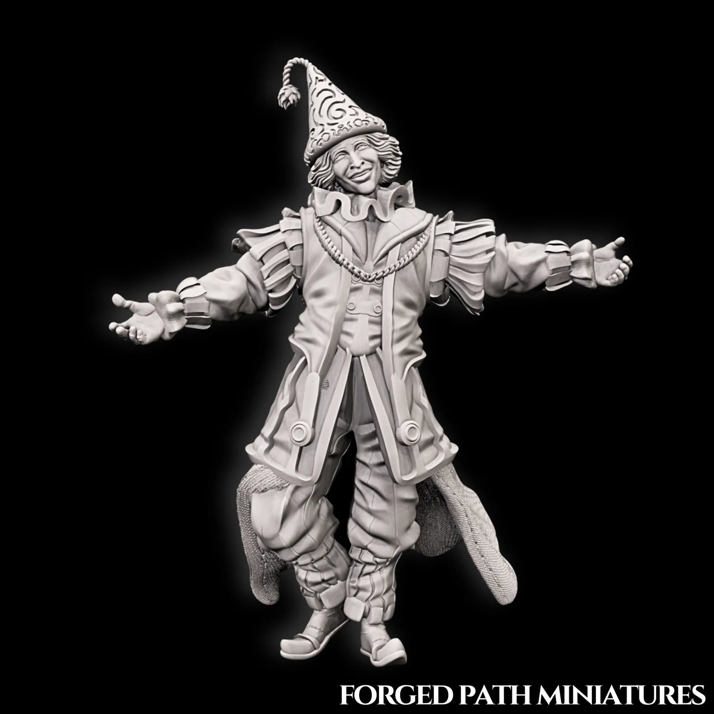 Forged Path - Willowbrook Circus - Clown - DnD/Pathfinder/TTRPG Figure
