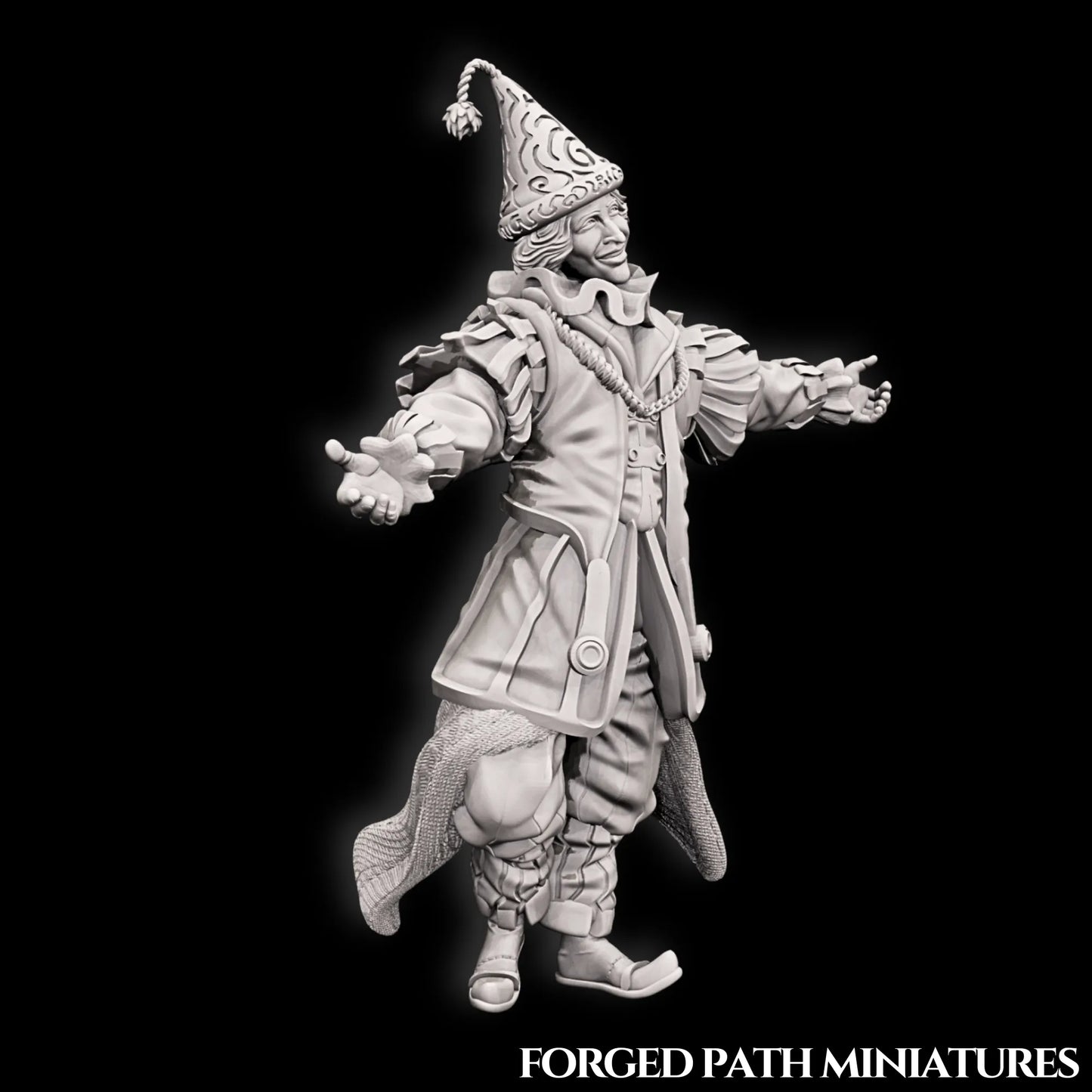 Forged Path - Willowbrook Circus - Clown - DnD/Pathfinder/TTRPG Figure