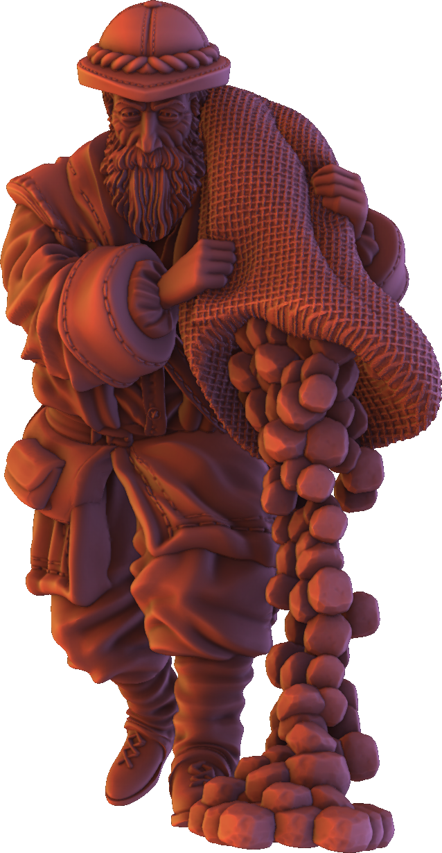 Forged Path - Willowbrook Underworld - Coal Heaver - DnD/TTRPG Figure/Miniature