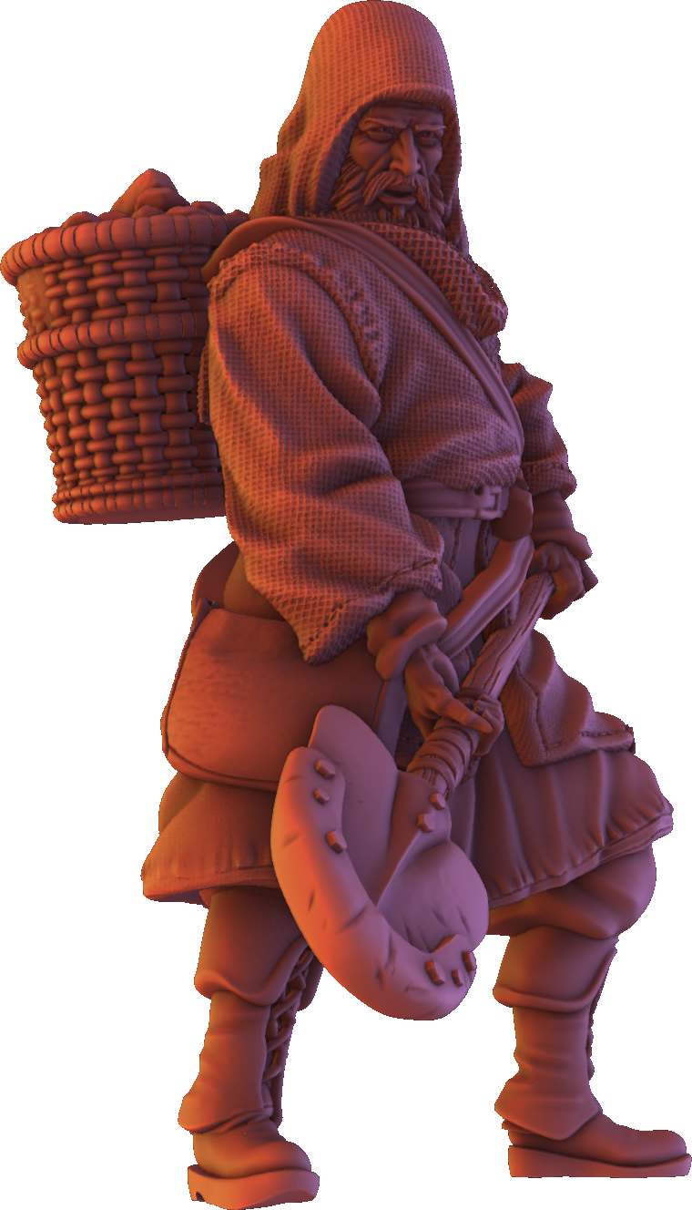 Forged Path - Willowbrook Underworld - Coal Heaver - DnD/TTRPG Figure/Miniature