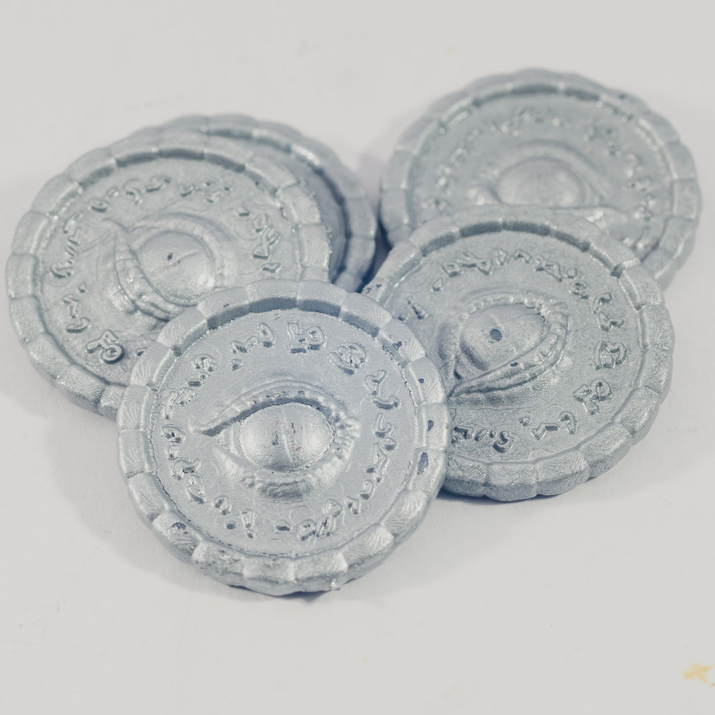 Unchained Games - Lizardfolk Coins x5 - DnD/TTRPG/Roleplaying/Wargames
