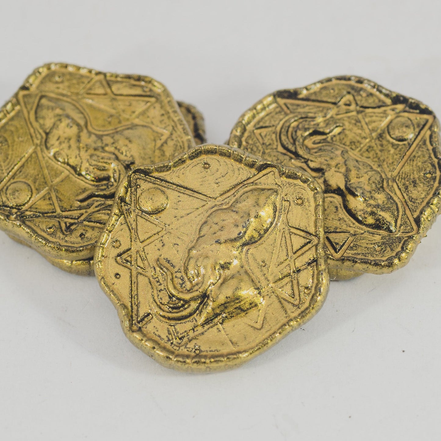 Unchained Games - Cthulu Coins x5 - DnD/TTRPG/Roleplaying/Wargames