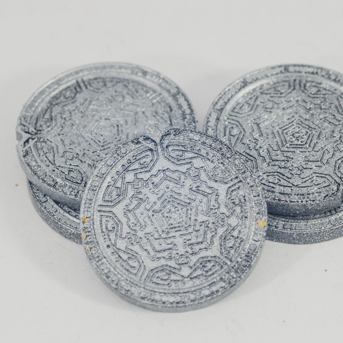 Unchained Games - Sci-Fi Coins x5 - DnD/TTRPG/Roleplaying/Wargames