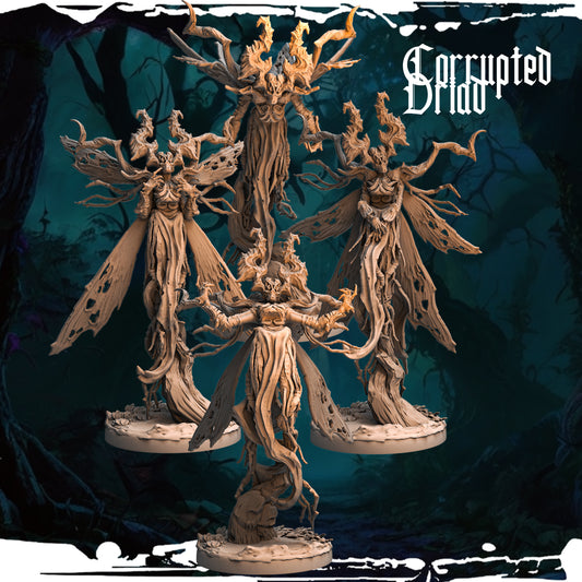 Monolith Arts - Dark Elves - Corrupted Dryad - DnD/TTRPG Figure/Miniature