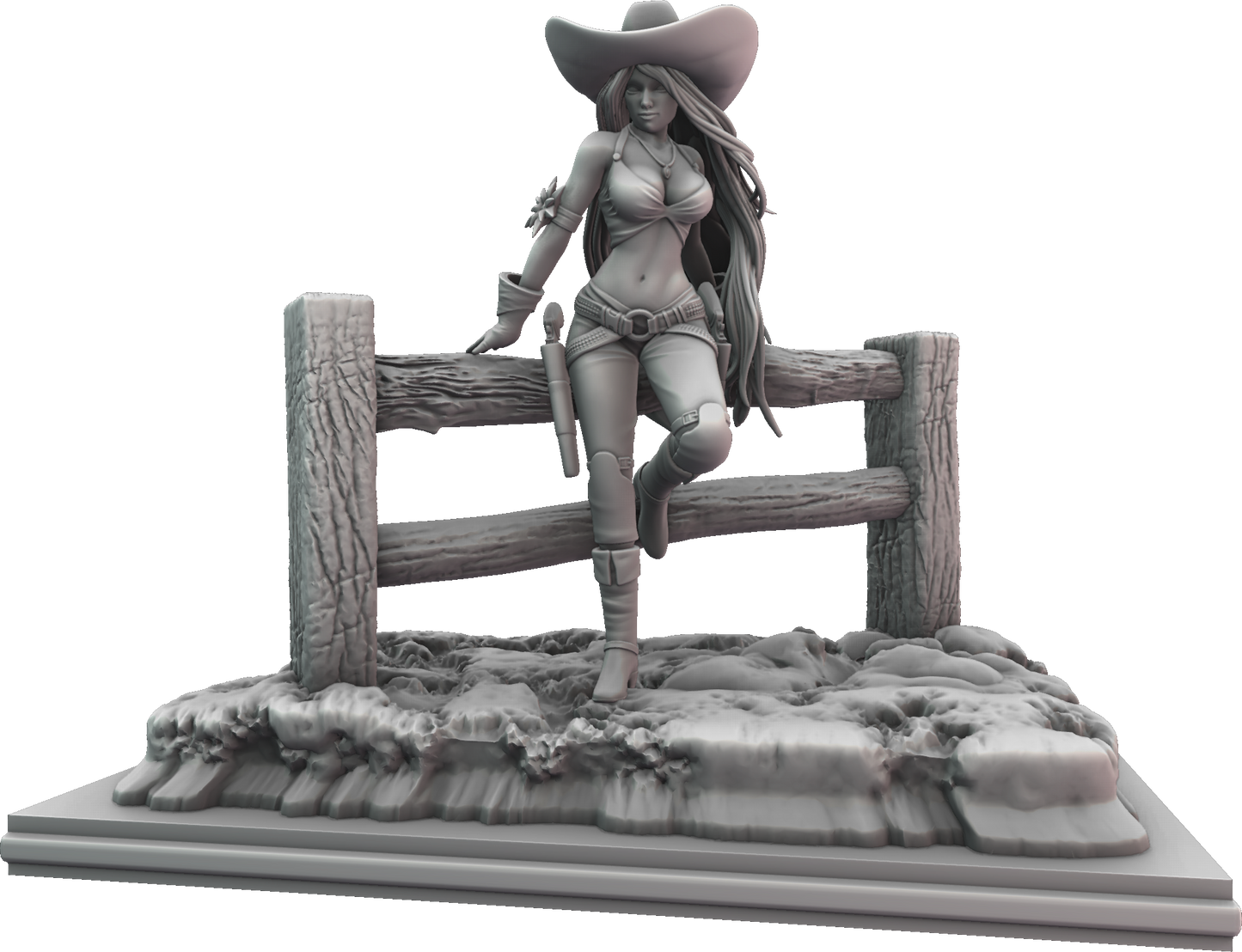 Tatiana Klein - Curvaceous Resin #1 - Cowgirl - 75/200mm Pin Up/Figure/Model/Diorama