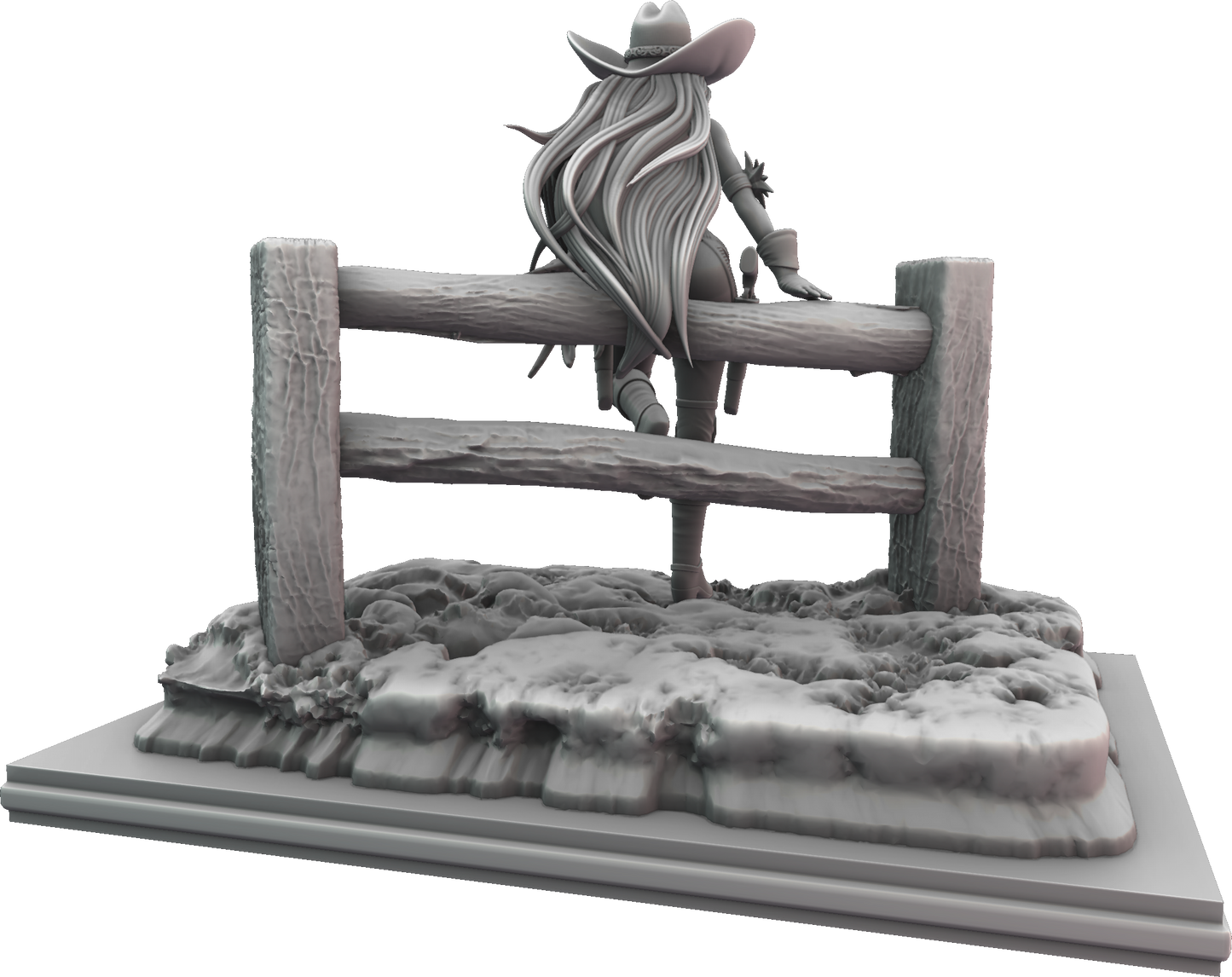 Tatiana Klein - Curvaceous Resin #1 - Cowgirl - 75/200mm Pin Up/Figure/Model/Diorama