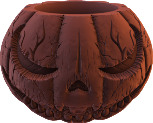 Digital Creative Works - Halloween Pumpkin Jar #1 - Prop/Decoration