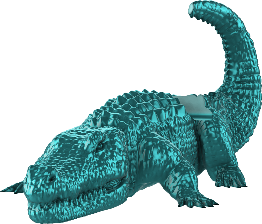 Digital Creative Works - Animal Phone Holder - Crocodile - Prop/Decoration
