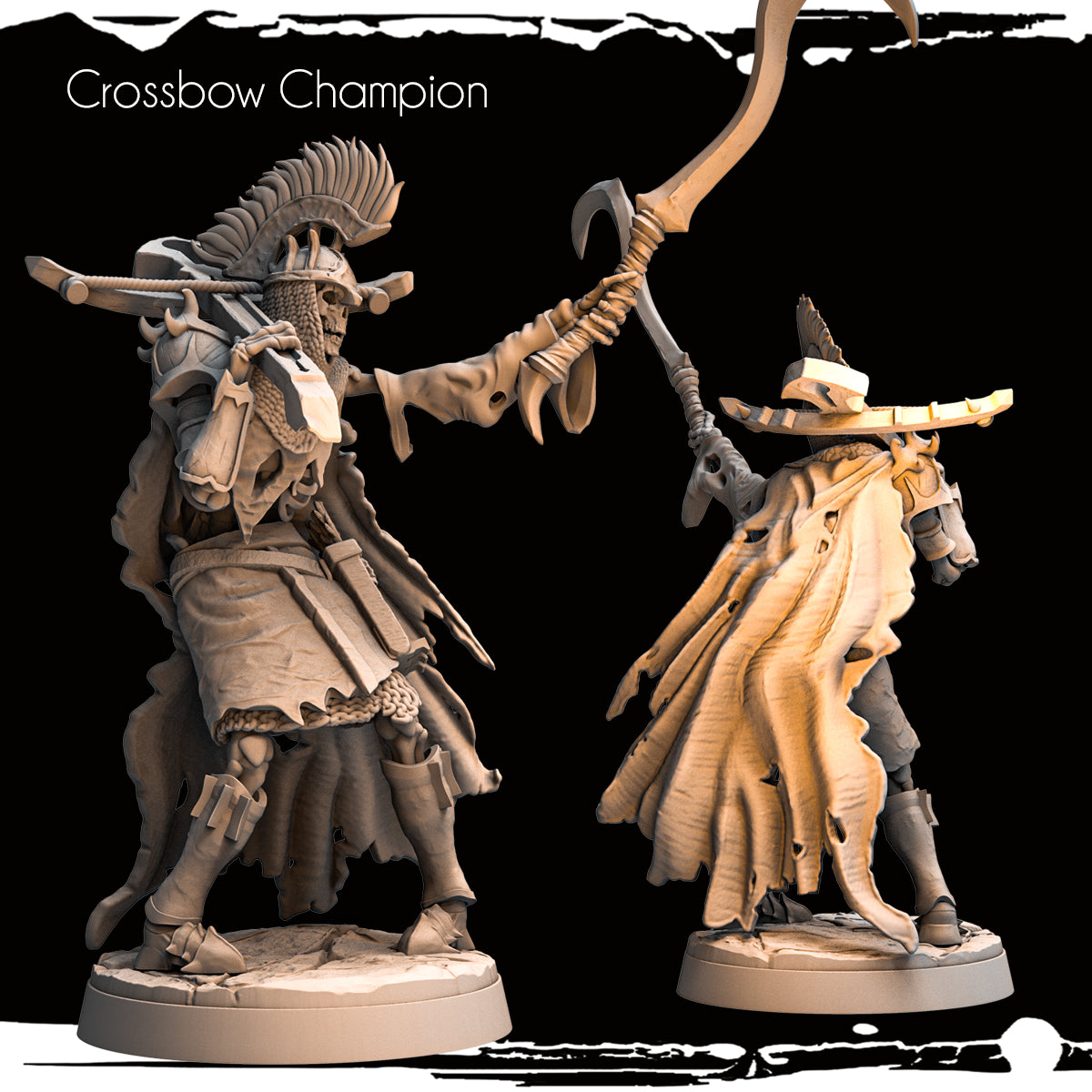 Monolith Arts - Skeletons - Crossbow Champion - DnD/TTRPG Figure/Miniature