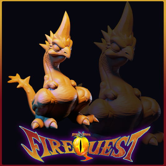 Lance Wilkinson - Fire Quest - Crystal Lizard - DnD/TTRPG Figure/Miniature
