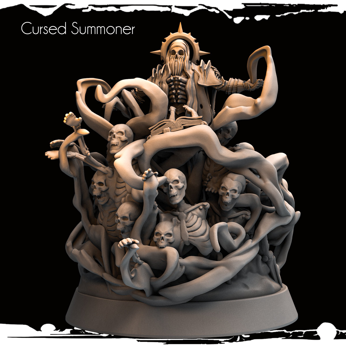 Monolith Arts - Skeletons - Cursed Summoner - DnD/TTRPG Figure/Miniature