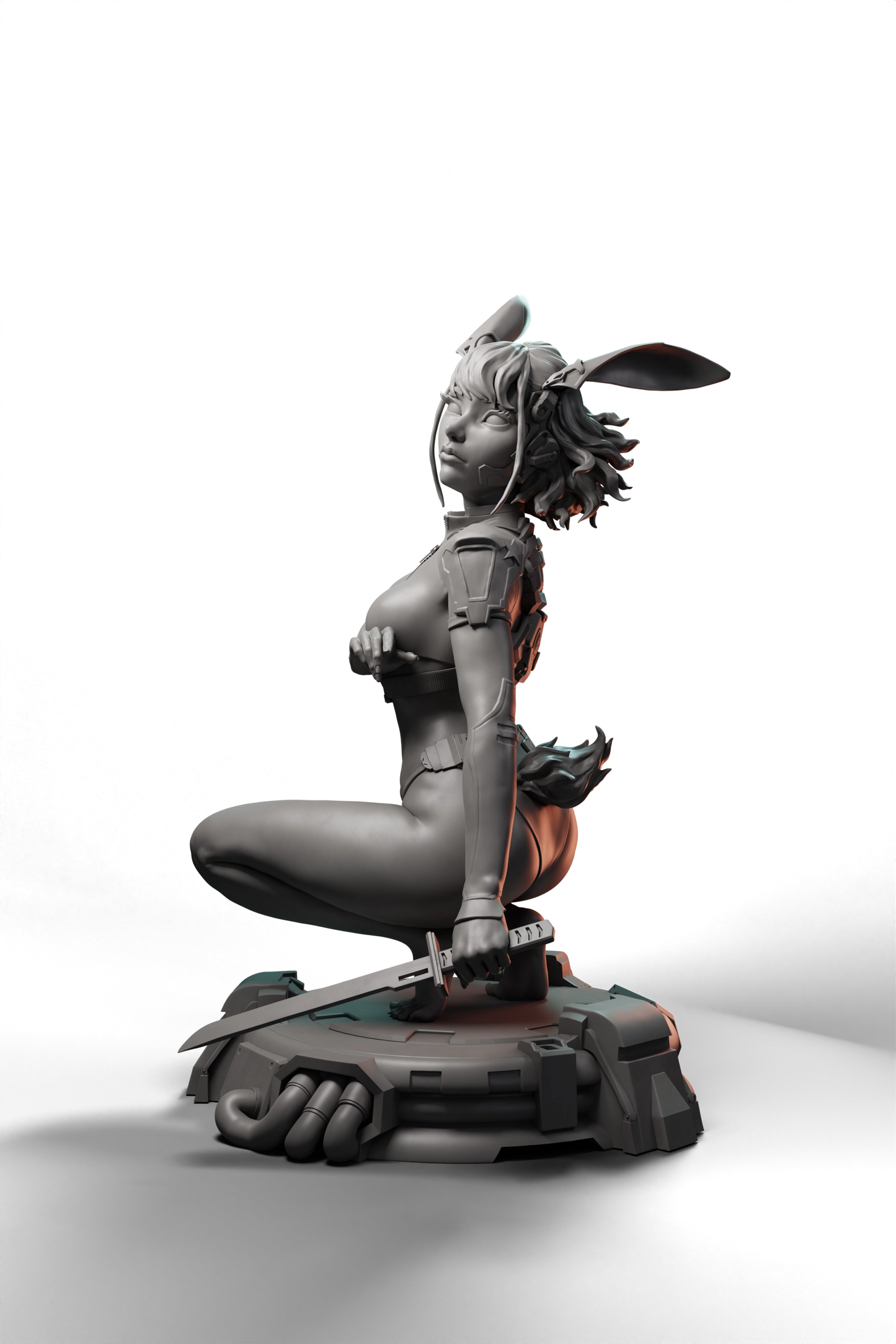 Arxila - Cyber Bunny - 75/120mm Pin Up/Figure/Model/Diorama
