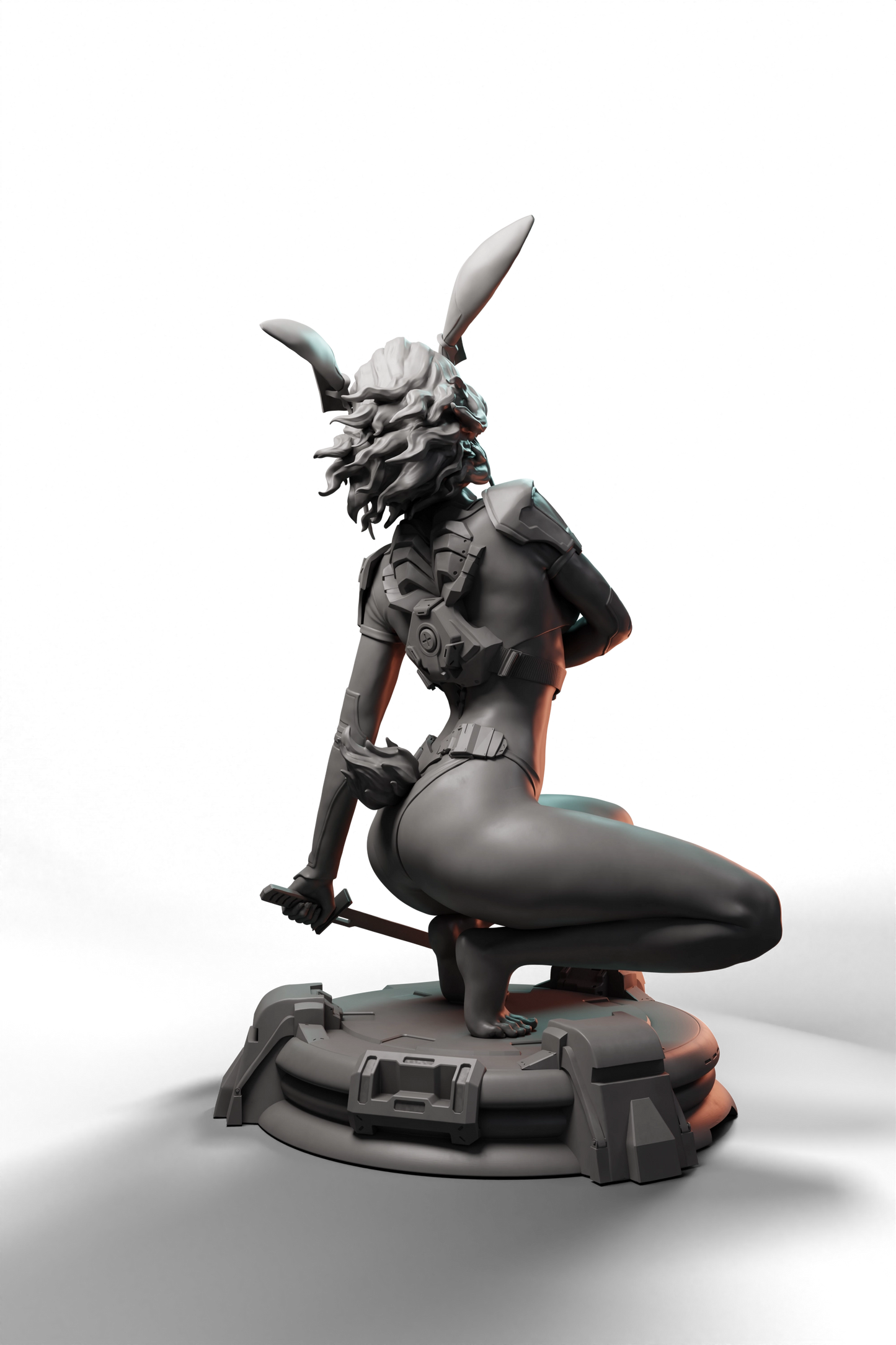 Arxila - Cyber Bunny - 75/120mm Pin Up/Figure/Model/Diorama