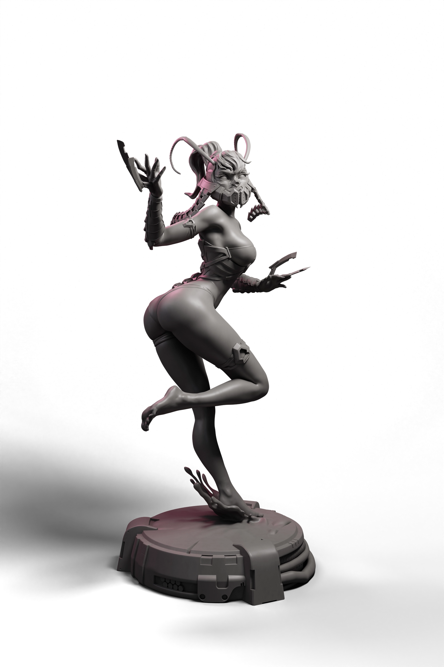 Arxila - Cyber Mantis - 75/120mm Pin Up/Figure/Model/Diorama